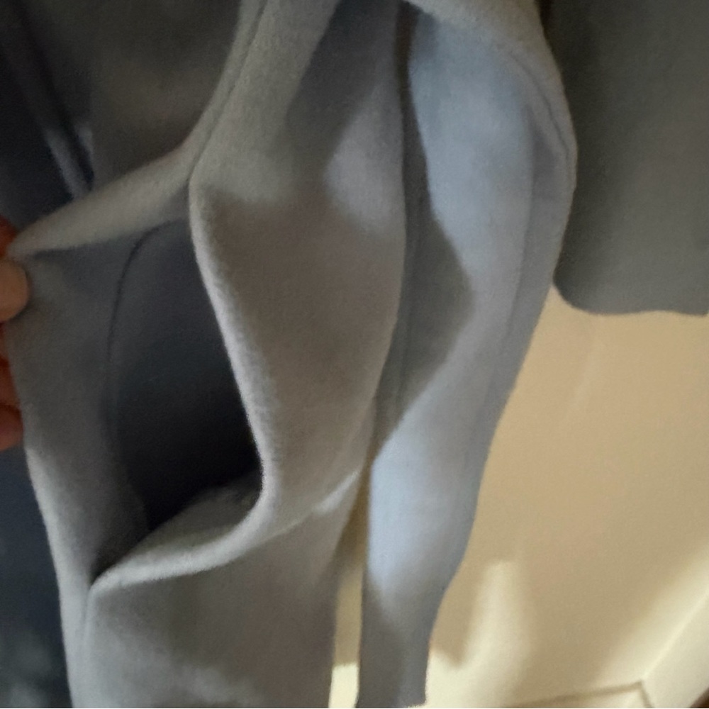 Blanca Vita Wool Blend Calistea Wrap Coat | Light Blue - Picture 4 of 11